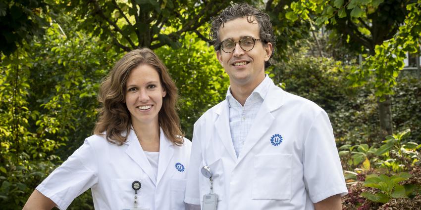 Matthijs Biesbroek en Mirthe Coenen