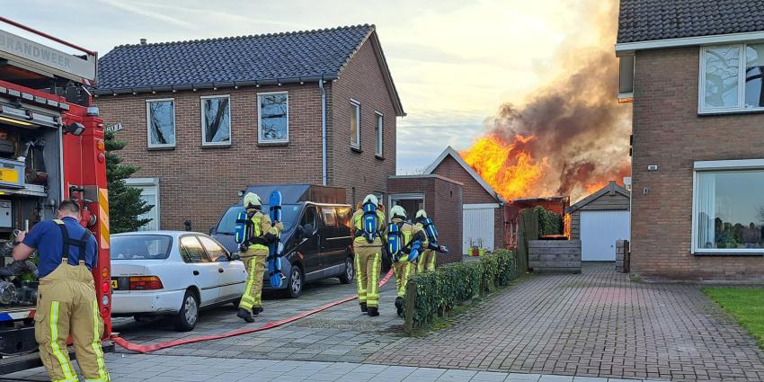 Brandweer blust brand