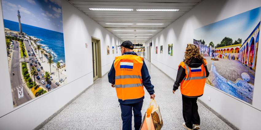 Aankomst vliegbasis eindhoven