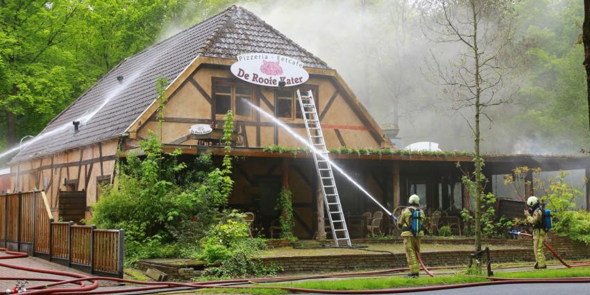Restaurant verwoest door brand