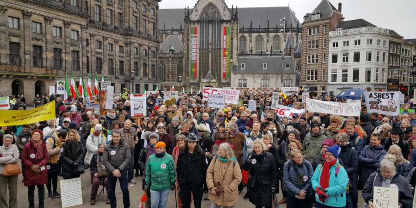 Demonstratie op de Dam