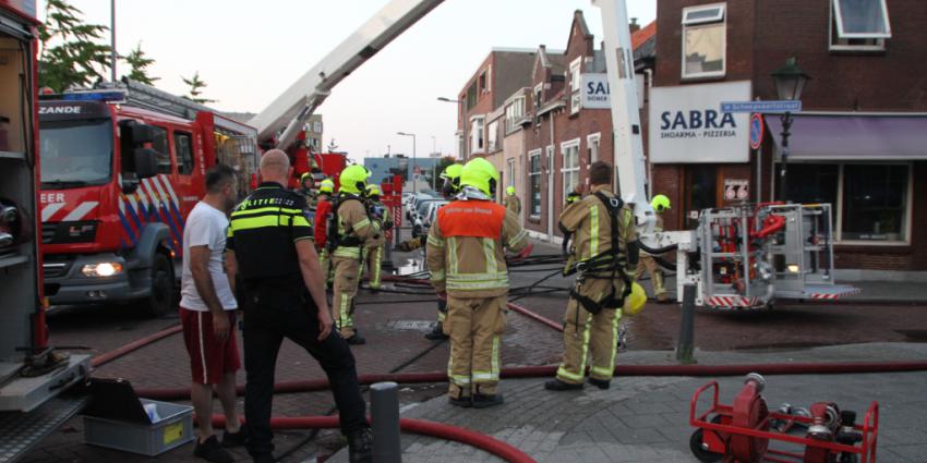 brand in Hoek van Holland
