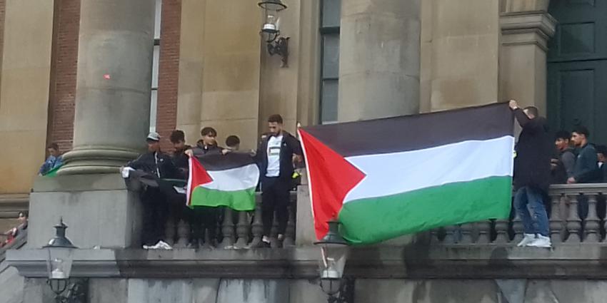 Demonstratie op de Grote Markt