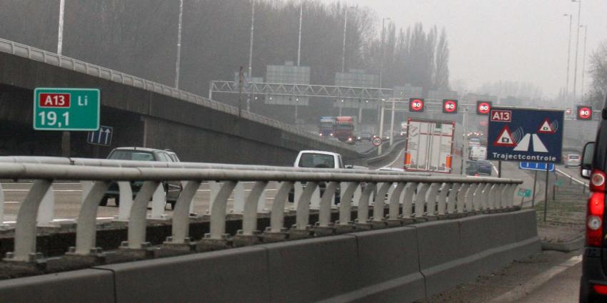 A13 blijft drukste rijksweg, regio Utrecht het drukst