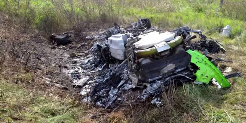 Lamborghini Crash met 320 km/h