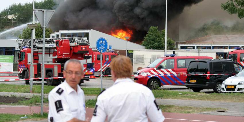 Foto van brand in school | Miranda van der Sloot