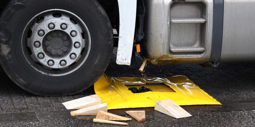 brandstof-lekkage-prop-vrachtwagen