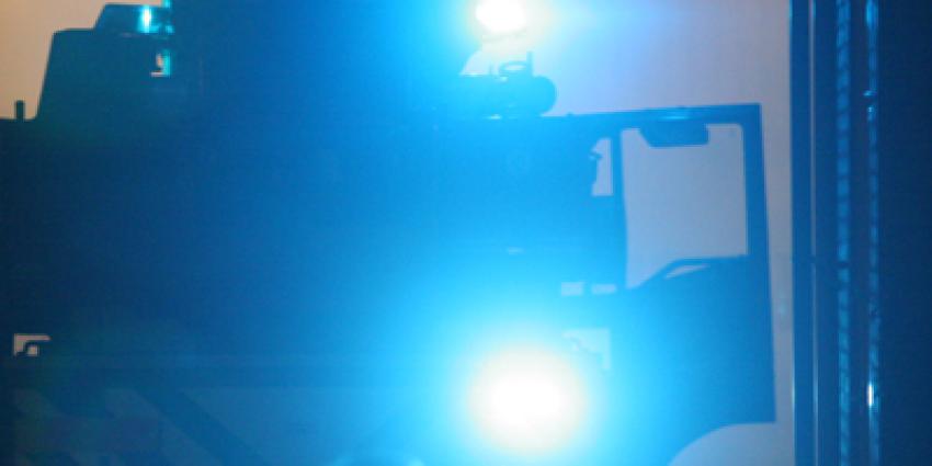Foto van brandweer zwaailicht in donker | Archief EHF