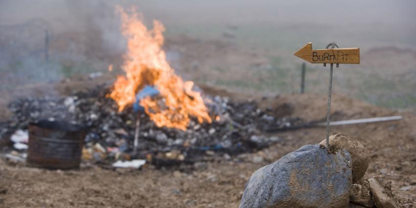 Al 110 meldingen gezondheidsklachten door burnpits