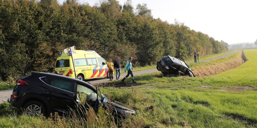Auto's in droge sloot