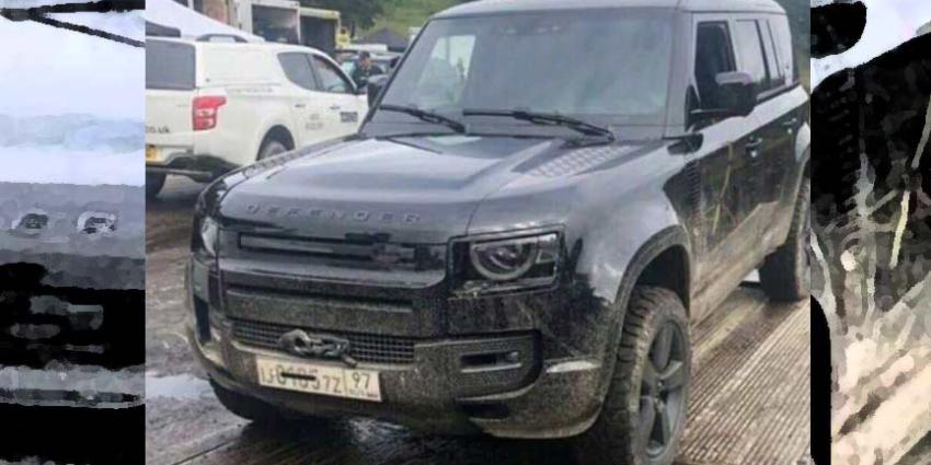 De nieuwe LandRover Defender gespot op set James Bond