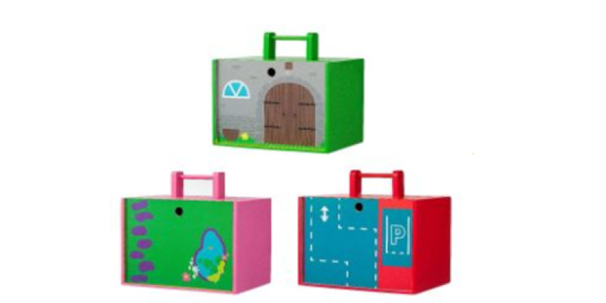 Terughaalactie HEMA houten speelgoed draagkist