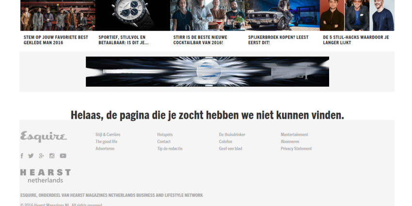 Jan Kooijman vindt vrouwen bucketlist Esquire stijlloos