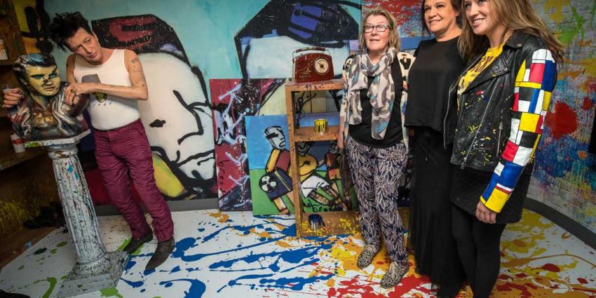 Familie Herman Brood opent “I AM ART” in Madame Tussauds Amsterdam 