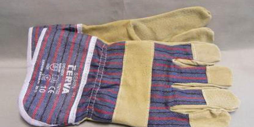 Te hoog croom-6 gehalte in werkhandschoenen