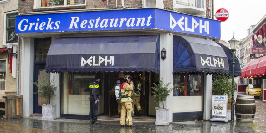 Brand in restaurant blijkt rook uit afvoer te zijn