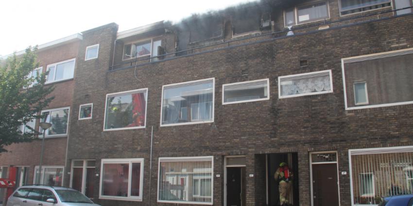 Foto van brand in Schiedam