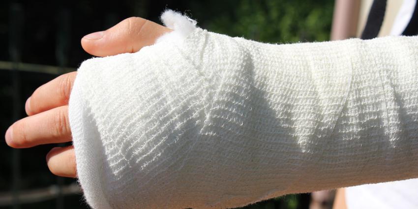 Pols in het gips