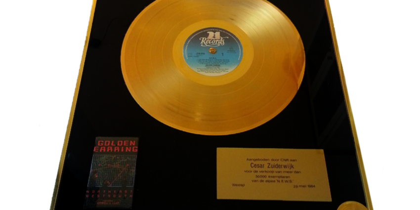 Gouden plaat Golden Earring onder de hamer