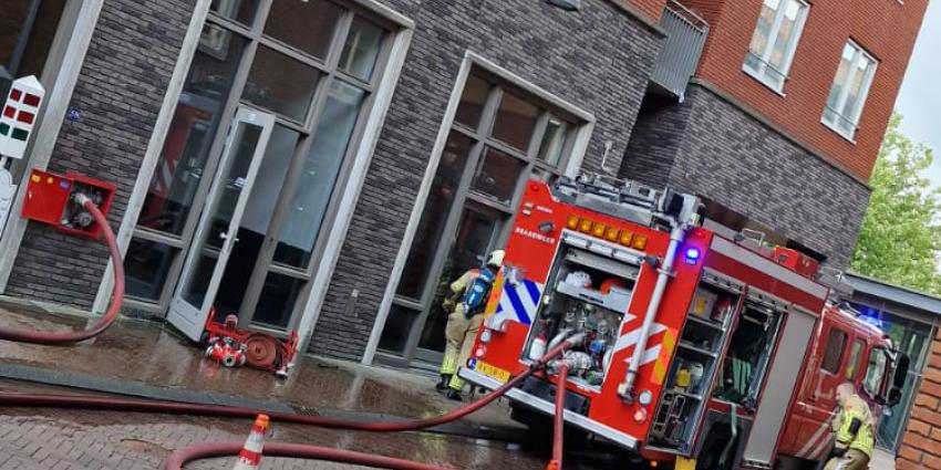 Hulpdiensten ter plaatse