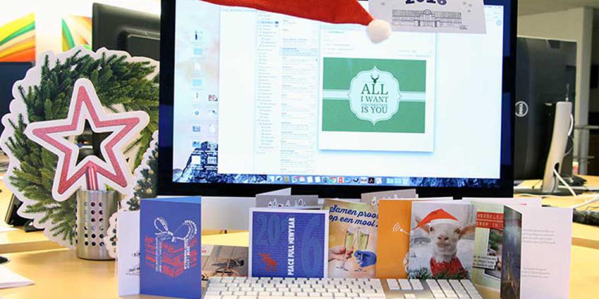 Kerstkaarten per e-mail of post?