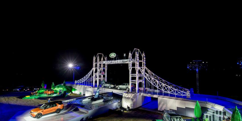 Spectaculaire onthulling nieuwe Land Rover Discovery op grootste LEGO-bouwwerk ter wereld
