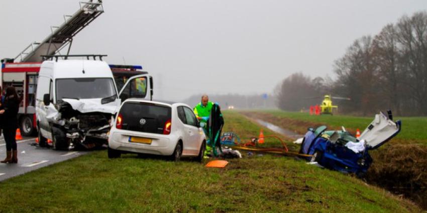Man overleden bij zwaar ongeval op N210