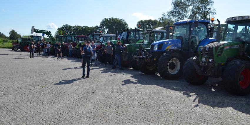 Boeren verzamelen zich