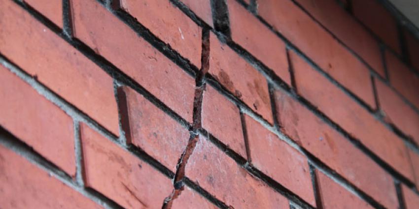 Foto van scheur in muur | MV