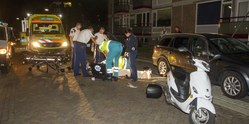 Scooterrijder zwaargewond bij aanrijding