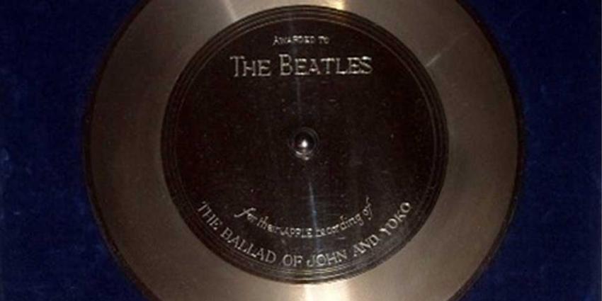 Foto van platina plaat Beatles | Catawiki