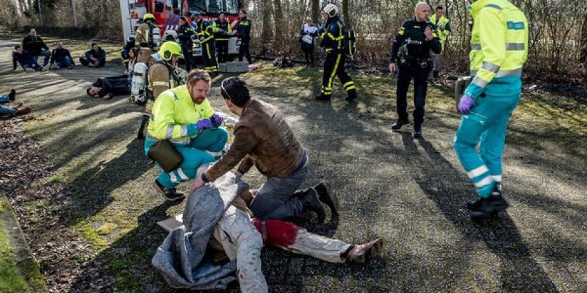 Doden en gewonden bij oefendag gezamenlijke hulpdiensten