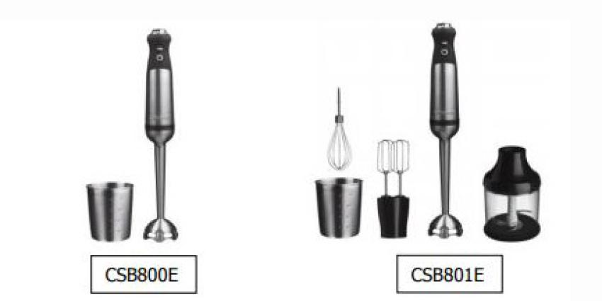 Terughaalactie Cuisinart staafmixers