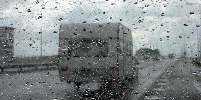 regen, verkeer, file