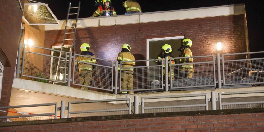 Brandweer verwijderd zonnepanelen