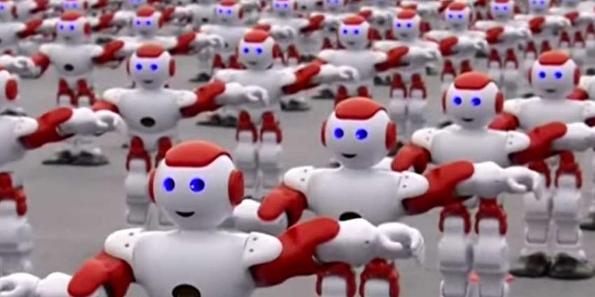 Ruim 1.000 Chinese mini-robots dansen simultaan nieuw record