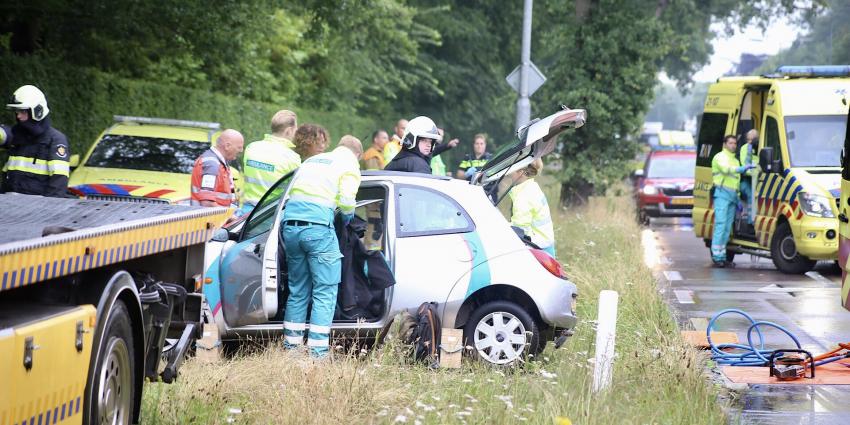 Foto van aanrijding