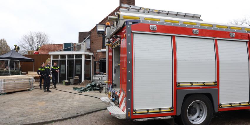 Brandweer blust brand