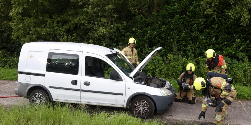 Brandweer voert controle uit