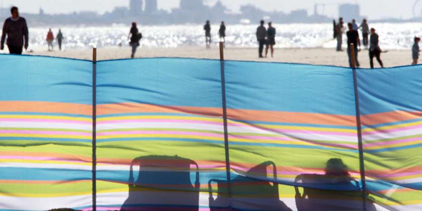 Stranden waren rustig ondanks lekkere weer in coronatijd