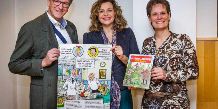 Suske en Wiske ingezet in strijd tegen antibioticaresistentie bij dieren