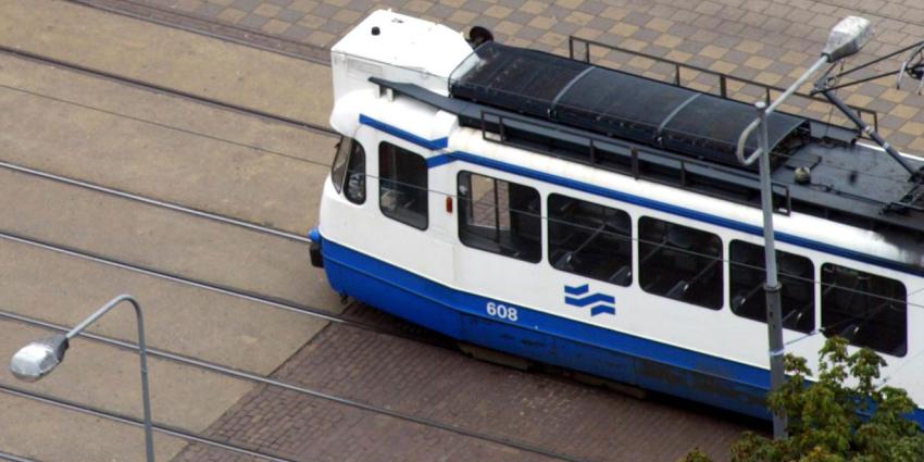 tram in Amsterdam