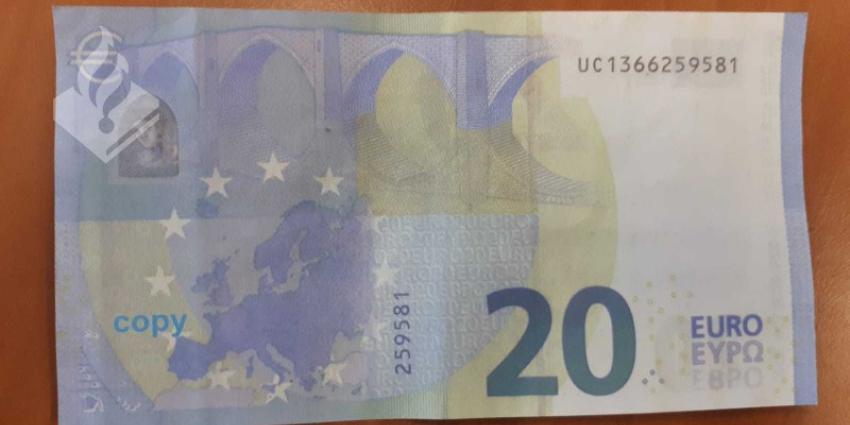 Vals biljet 20 euro