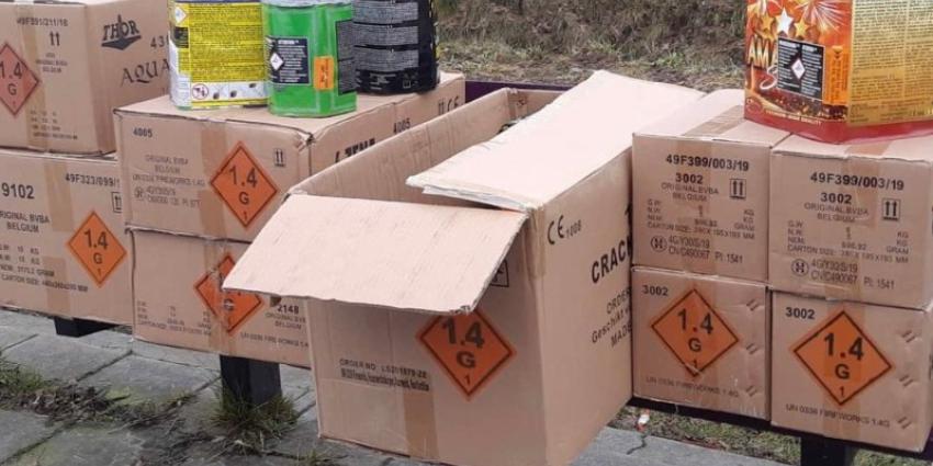 in beslag genomen vuurwerk