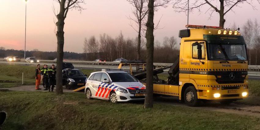 Gestolen auto vastgereden teruggevonden in weiland Boxtel