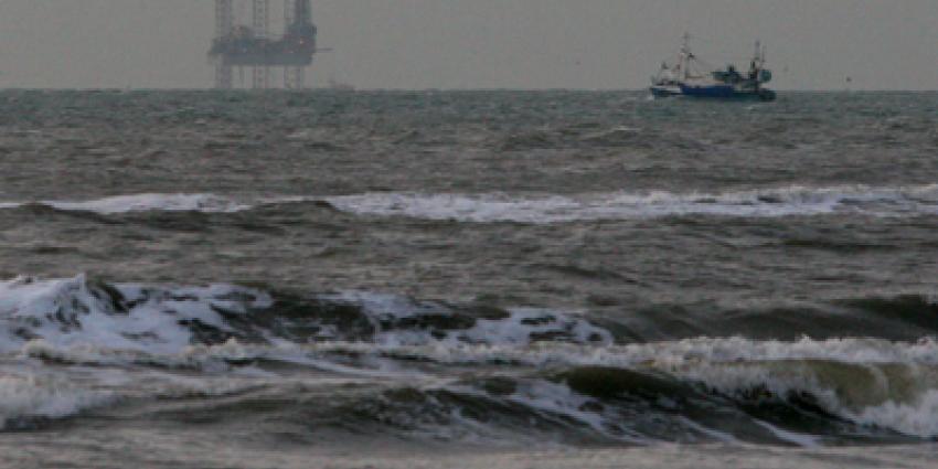 Foto van booreiland in Noordzee | Archief EHF