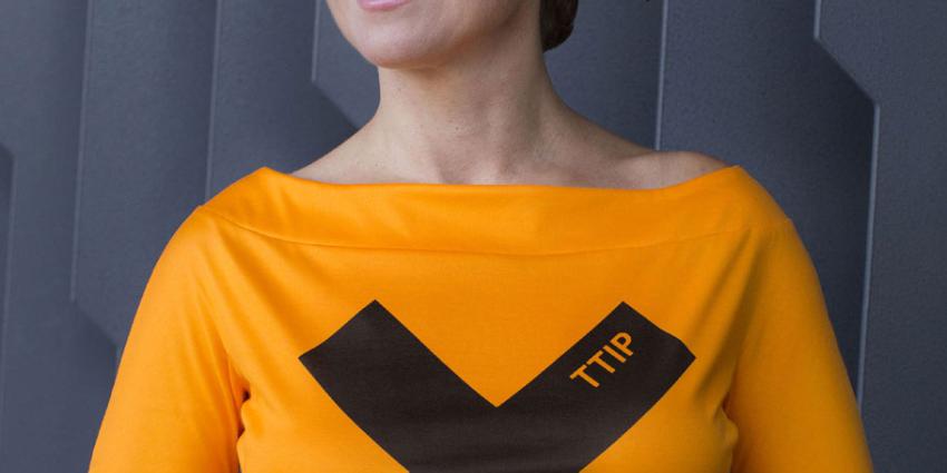 Greenpeace voert actie tegen TTIP