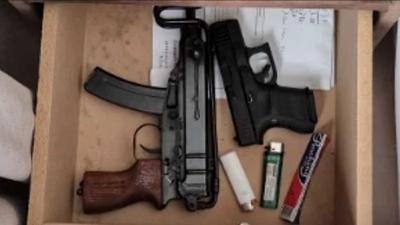 vuurwapens-lade-drugsonderzoek