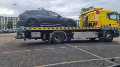 In beslag genomen auto