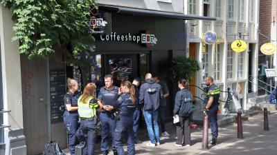 Politie doet onderzoek op plaats incident